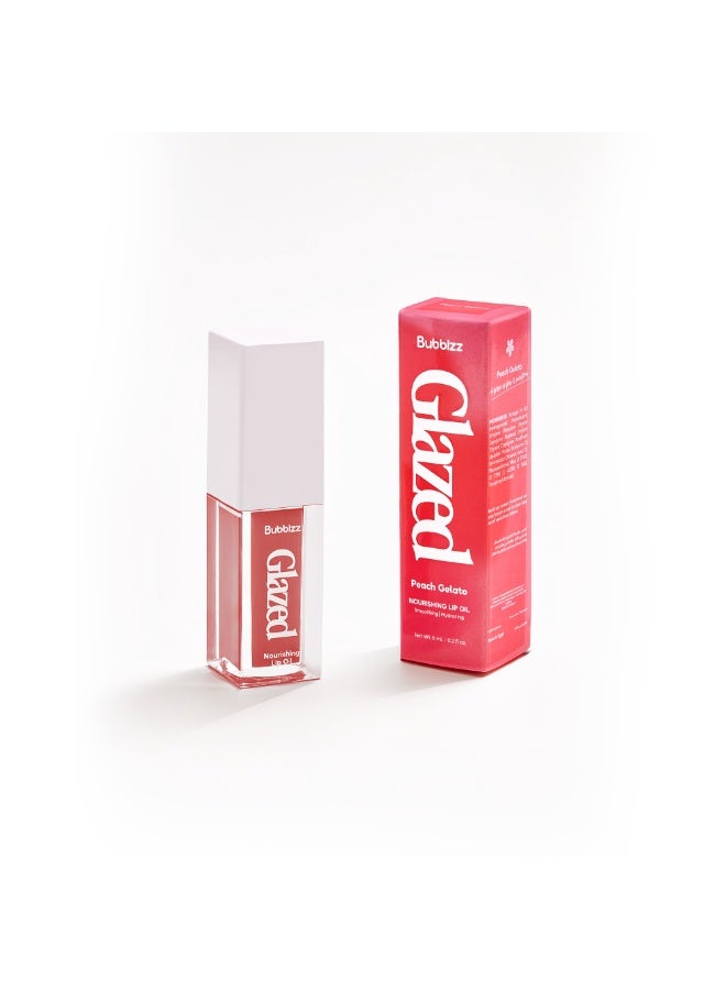 Bubblzz Peach Gelato - Glazed Lip Oil - Image 1